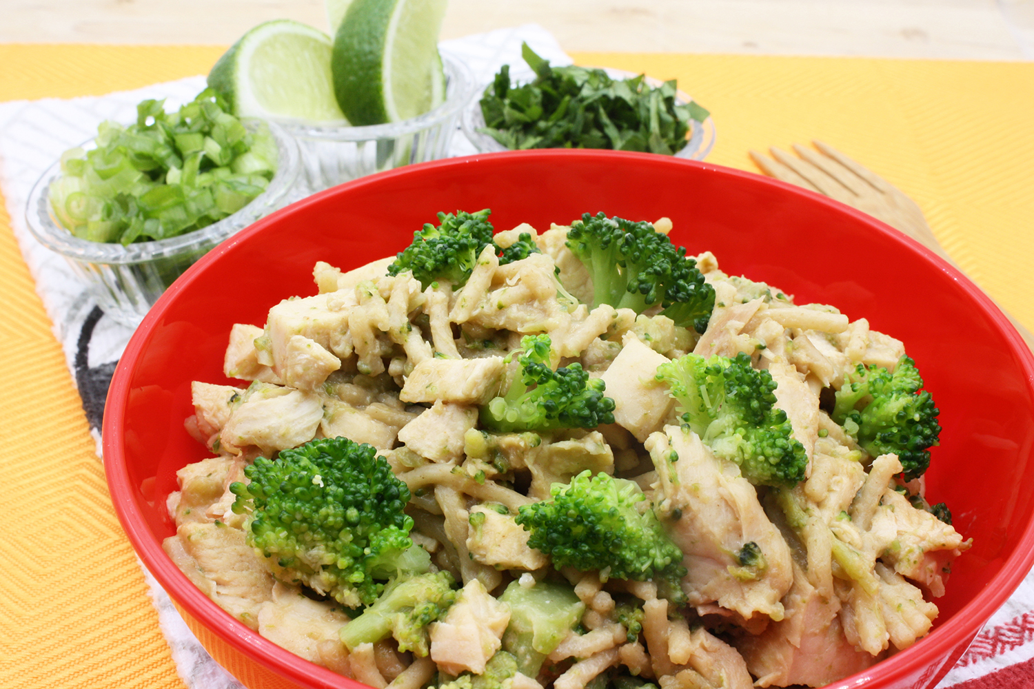 peanut noodles bowl