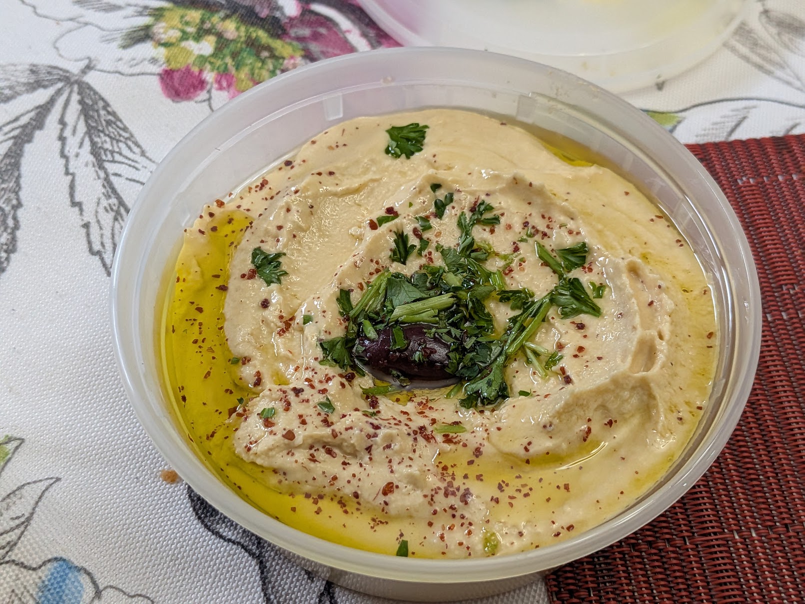 hummus bowl chickpeas